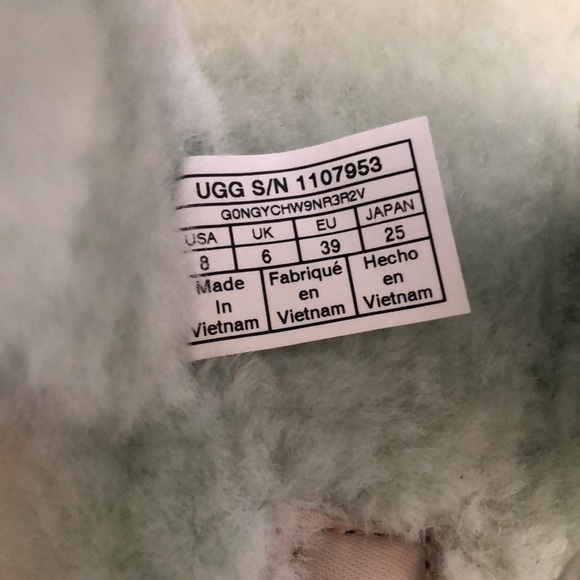 Ugg Oh Yeah Slides in retro mint color Size 8 - Picture 8 of 8